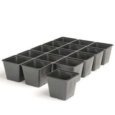 Landmark 04.50 Sheet Of Pots 15 Count Black - 100 Per Case - BetterGrow Hydro