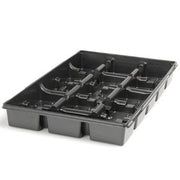 Landmark 04.50 Square Press Fit Tray 15 Count Black - 50 Per Case - BetterGrow Hydro