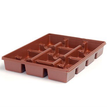 Landmark 04.50 Square Press Fit Tray X 12 Black - 100 Per Case - BetterGrow Hydro