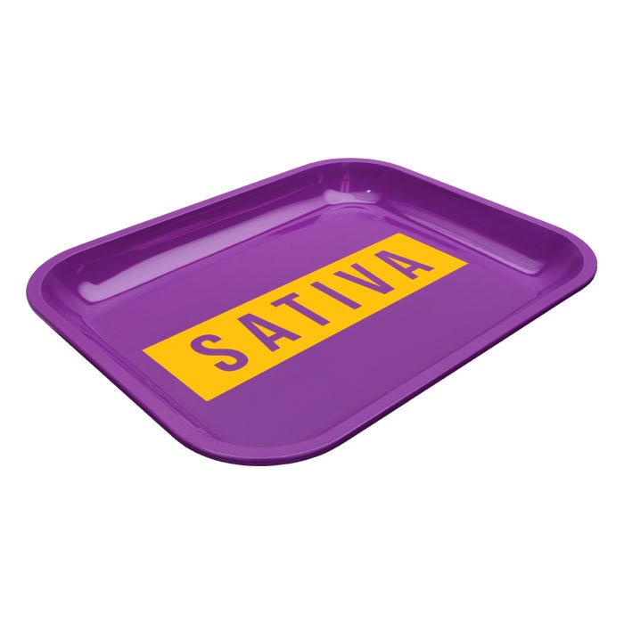 Large Dope Trays x Sativa - purple background yellow logo - BetterGrow Hydro