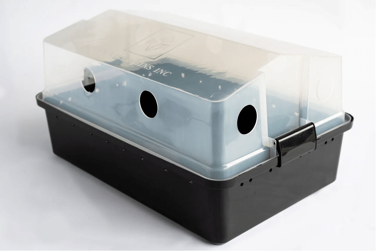 Max Yield Mushroom Bin - V2 Tapered - BetterGrow Hydro