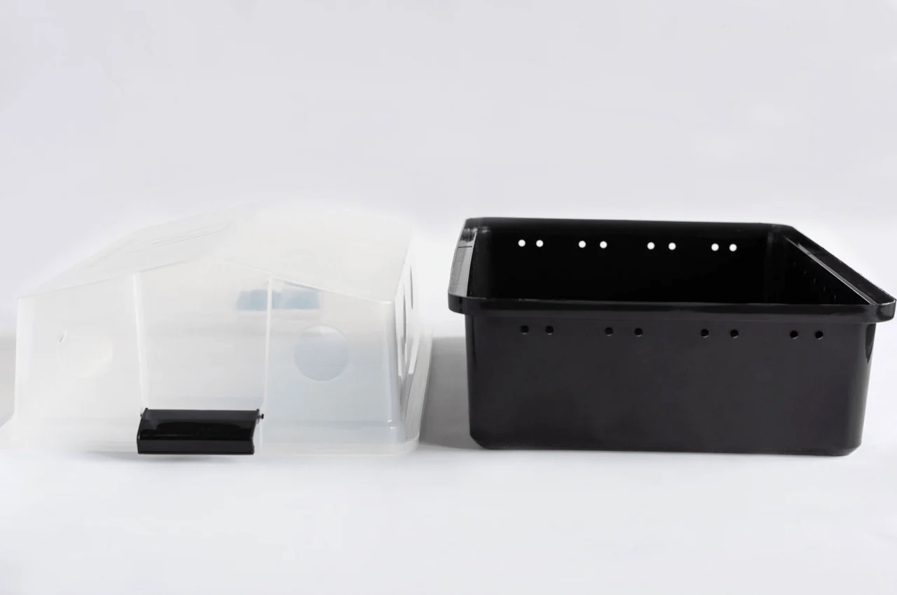 Max Yield Mushroom Bin - V2 Tapered - BetterGrow Hydro