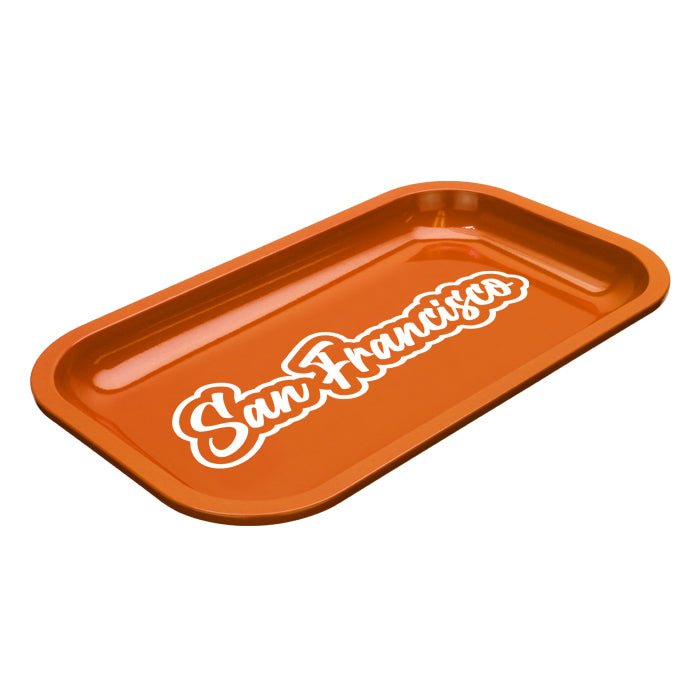 Med Dope Trays x San Francisco - Orange background White logo - BetterGrow Hydro