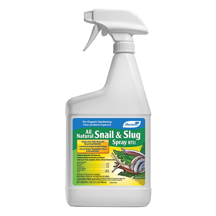 Monterey All Natural Snail & Slug Spray 32 fl oz RTU - BetterGrow Hydro