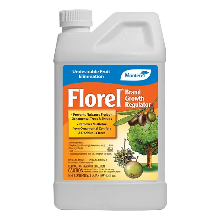 Monterey Florel Brand Growth Regulator (Residential) 1 Quart (available for sale in AZ, CA, CO, NM, NV, OR, UT & WA) - BetterGrow Hydro