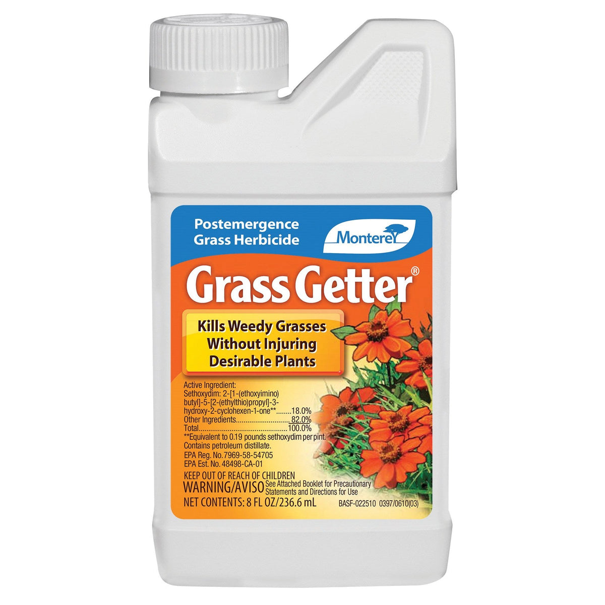 Monterey® Grass Getter® (Poast®/Sethoxydim) 8oz - BetterGrow Hydro