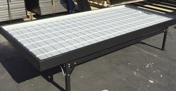 Multi - Tier Continuous / Custom Tray Bench System - STATIONARY - per square foot - BetterGrow Hydro