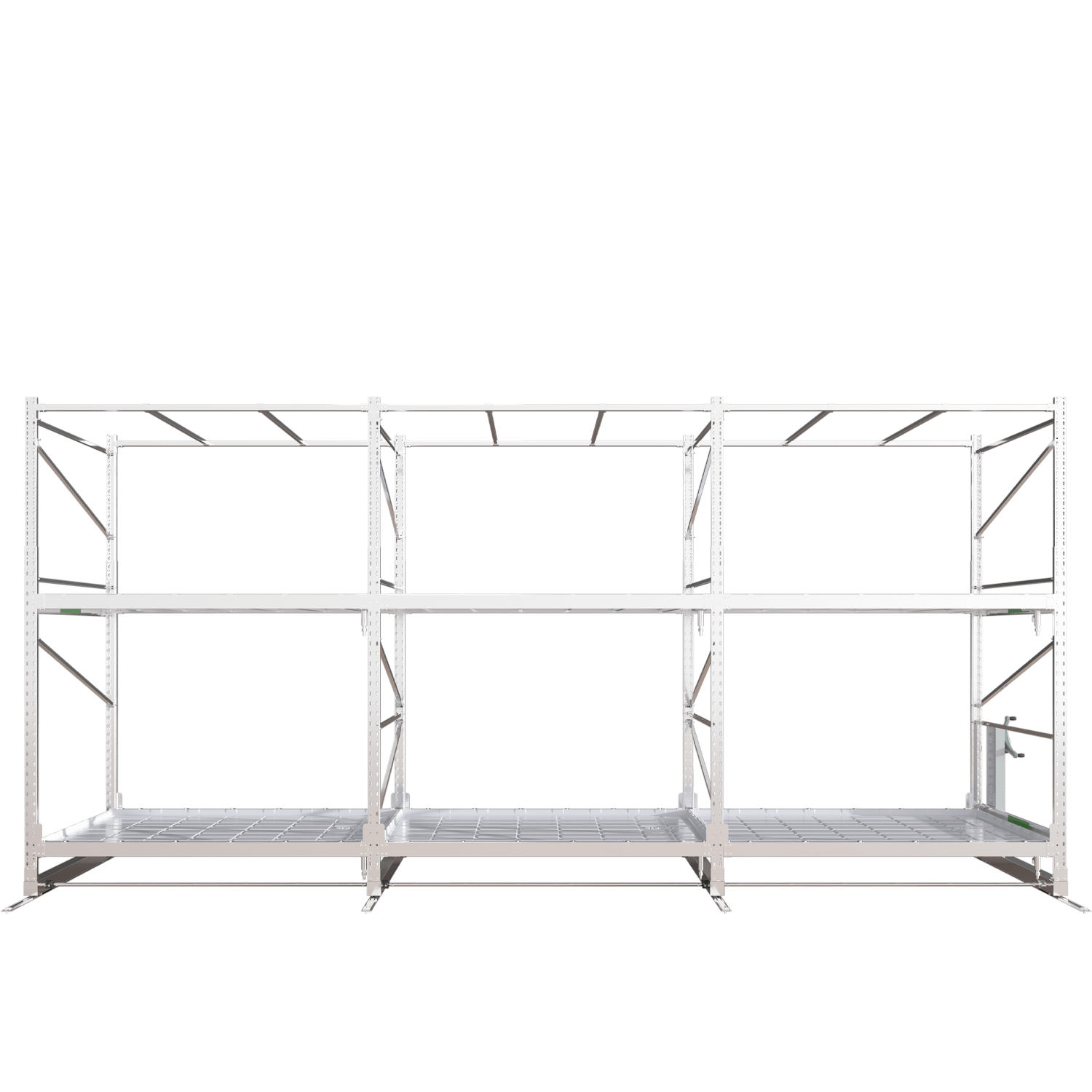 Multi - Tier Rolling Bench System - per square foot - BetterGrow Hydro