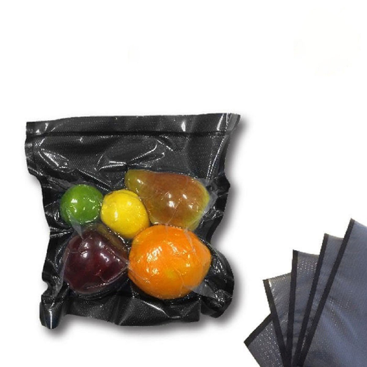 NatureVac 15" X 20" Precut Vaccum Seal Bags Black/Clear (50 Pack) - BetterGrow Hydro