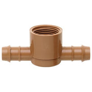 Netafim 17mm Combination Tee 2 - Way Insert x 3/4in FPT (10/Bag) - BetterGrow Hydro