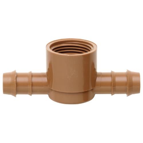 Netafim 17mm Combination Tee 2 - Way Insert x 3/4in FPT (10/Bag) - BetterGrow Hydro