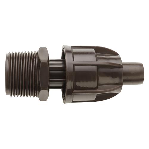 Netafim 17mm TechLock x 3/4 in MPT Male Adapters [TLCK075MA] - BetterGrow Hydro