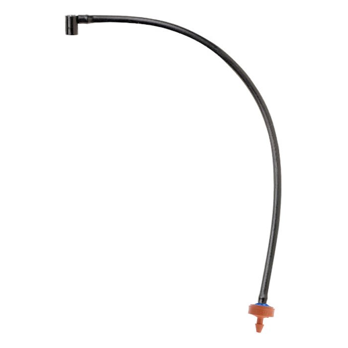 Netafim Dripper Assembly w/ Black Tubing & Blue/Orange Dripper 10.6GPH (25pcs/Bag) - BetterGrow Hydro