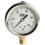 Netafim Liquid Filled Pressure Gauge 0 - 100 PSI [GAUGE100] - BetterGrow Hydro