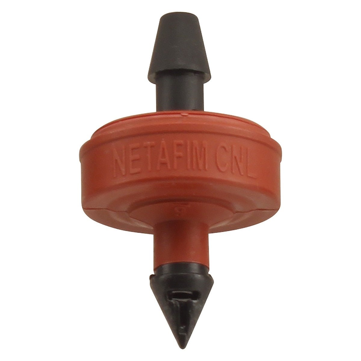 Netafim Self Piercing Pressure Compensating Emitters w/ Internal Check Valve - 2.0 GPH (Red) [SPCV20 - 25] (25/pack) - BetterGrow Hydro