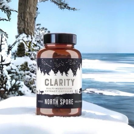 North Spore Organic ‘Clarity’ High Potency Mushroom Capsules - BetterGrow Hydro