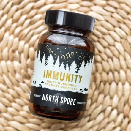 North Spore Organic ‘Immunity’ High Potency Mushroom Capsules - BetterGrow Hydro