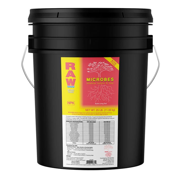 NPK RAW Microbes Bloom Stage - BetterGrow Hydro