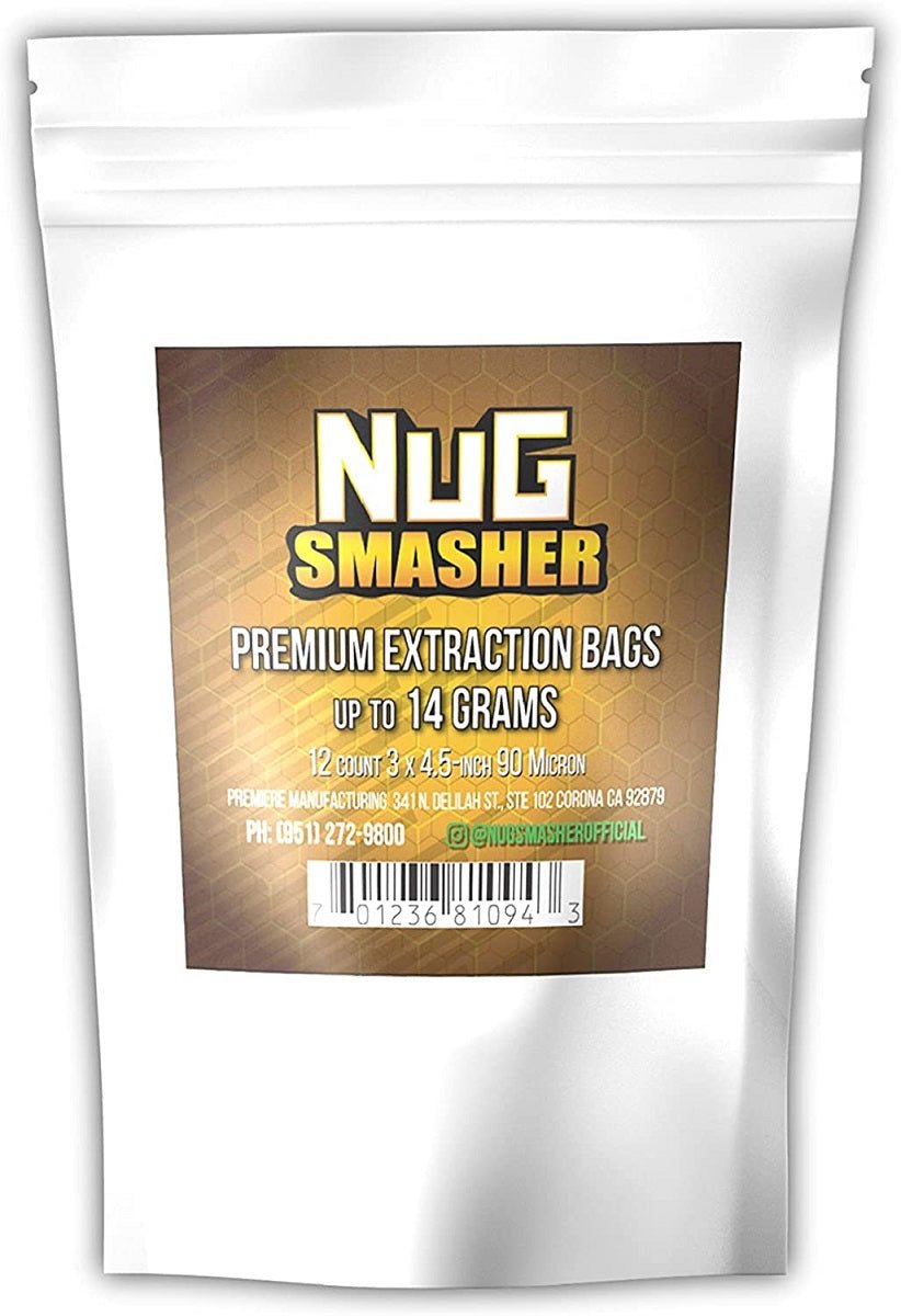 NugSmasher 14 Gram Premium Extraction Bags - 90 micron (pack of 12) - BetterGrow Hydro