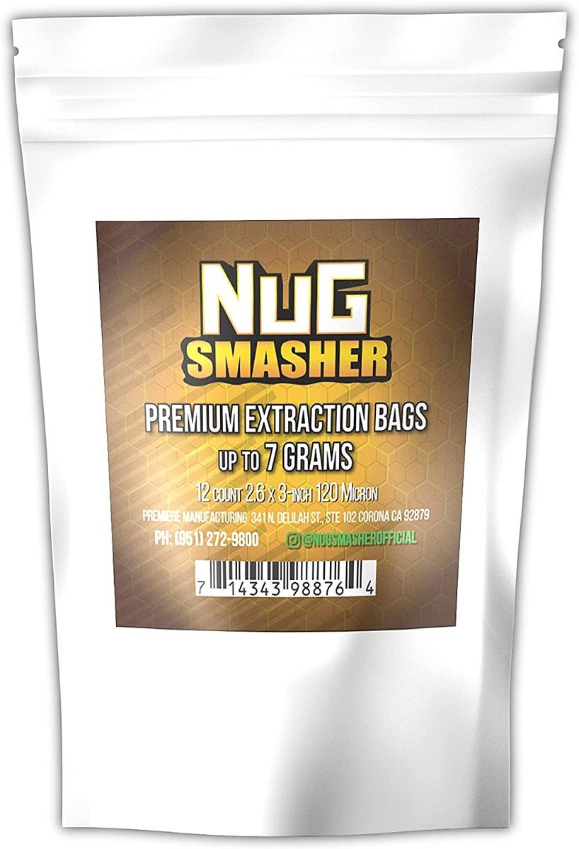 NugSmasher 7 Gram Premium Extraction Bags - 120 micron (pack of 12) - BetterGrow Hydro