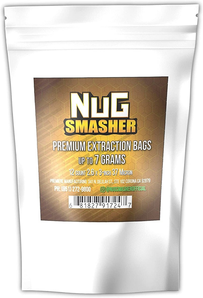 NugSmasher 7 Gram Premium Extraction Bags - 37 micron (pack of 12) - BetterGrow Hydro