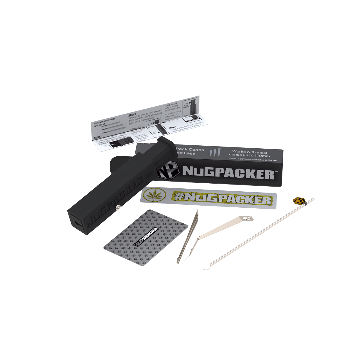 NugSmasher NugPacker Cone Filler Pro Kit - BetterGrow Hydro