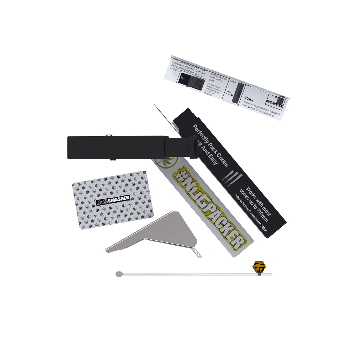 NugSmasher NugPacker Cone Filler Pro Kit - BetterGrow Hydro