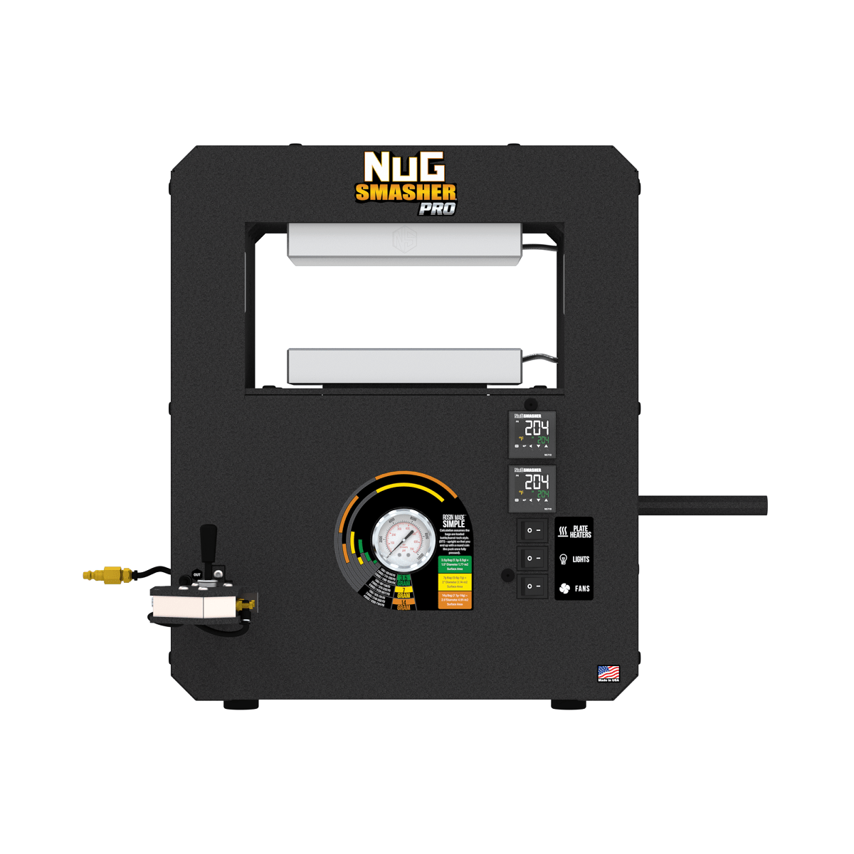 NugSmasher Pro Professional Edition Rosin Extraction System - BetterGrow Hydro