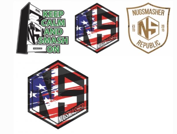 NugSmasher Rosin Press Limited Edition Sticker Pack - BetterGrow Hydro
