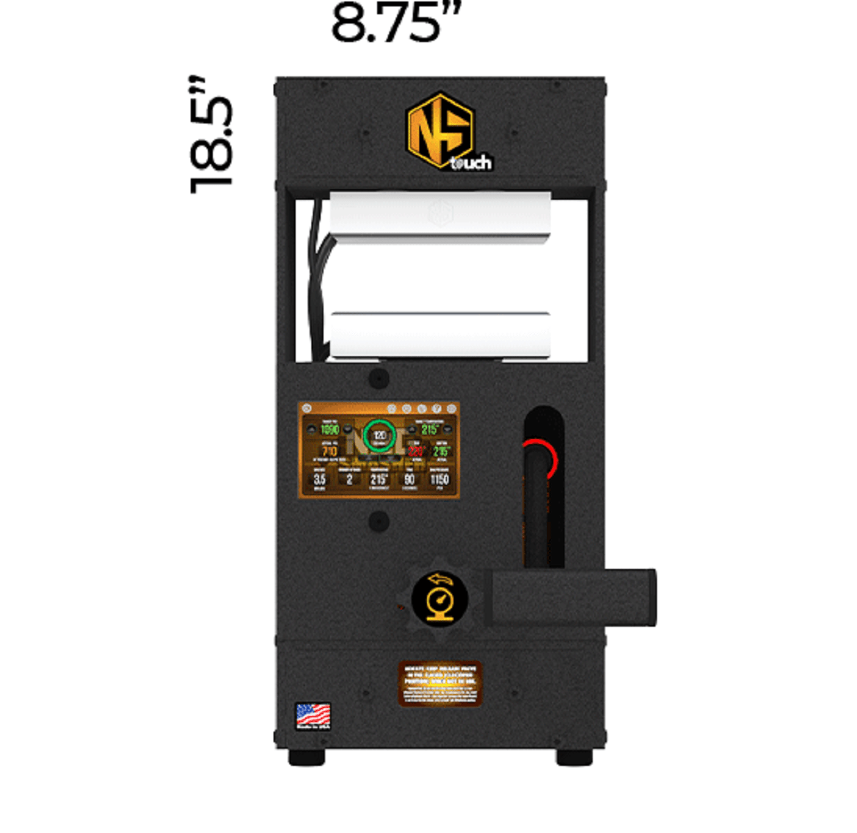 NugSmasher Touch Screen Edition Rosin Extraction System - BetterGrow Hydro