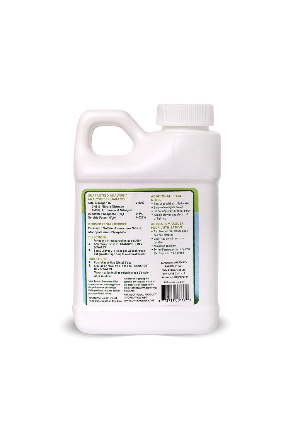 Optic Foliar REV - BetterGrow Hydro