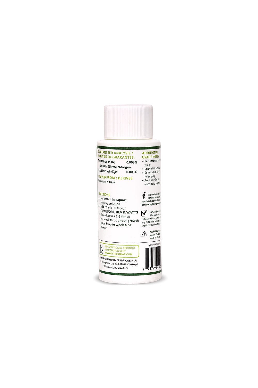 Optic Foliar TRANSPORT - BetterGrow Hydro