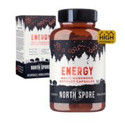Organic ‘Energy’ Mushroom Capsules (High Potency) - BetterGrow Hydro