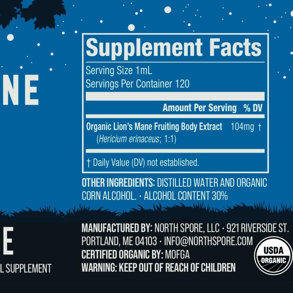Organic Lion's Mane Mushroom Tincture - BetterGrow Hydro