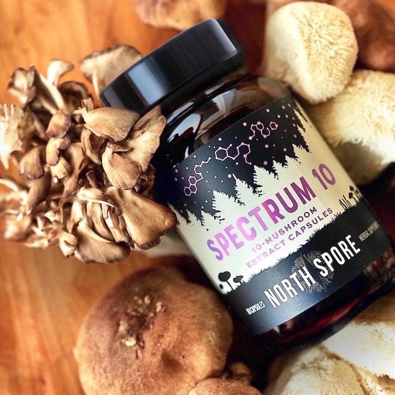 Organic ‘Spectrum 10’ Mushroom Capsules (High Potency) - BetterGrow Hydro