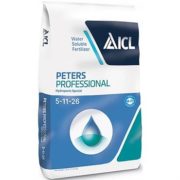 Peters 5-11-26 Hydroponic - 25 lbs - BetterGrow Hydro