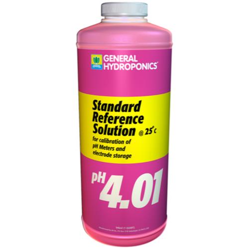 pH 4.01 Calibration Solution - quart - BetterGrow Hydro