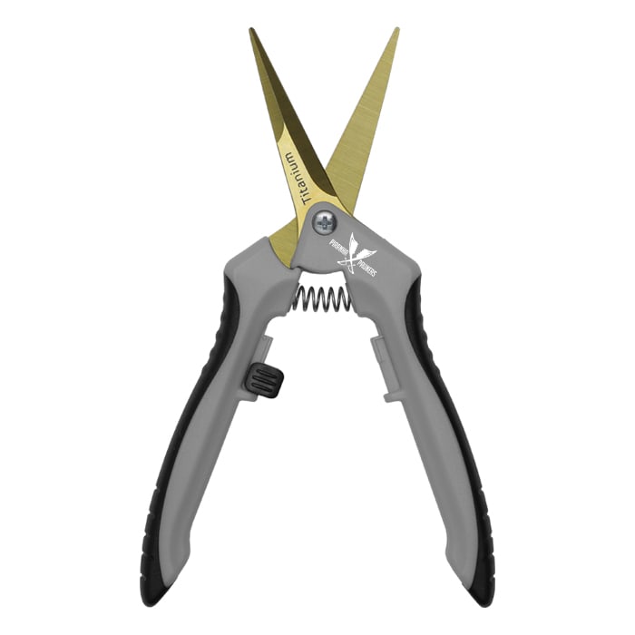 Piranha Pruner Trimming Scissors - Curved Titanium Blade - BetterGrow Hydro