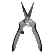 Piranha Pruner Trimming Scissors - Grey Handle & Straight Black Fluorine Blade - BetterGrow Hydro