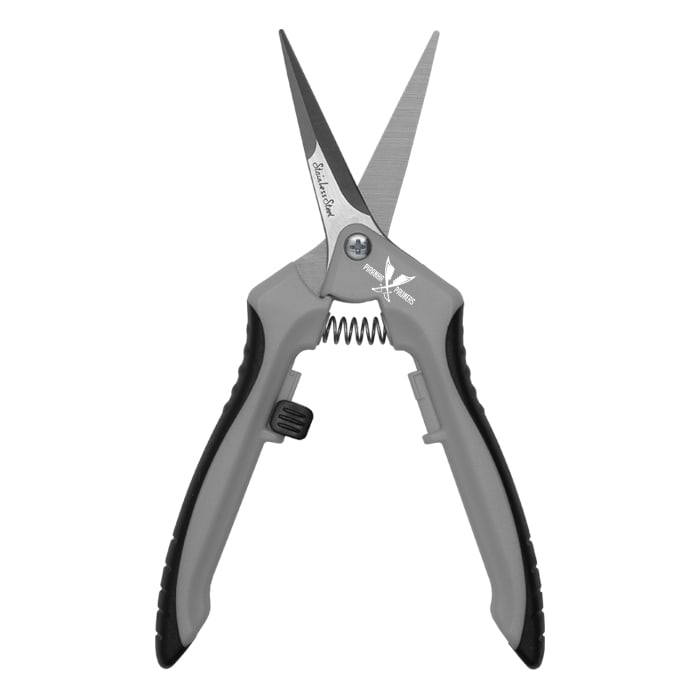 Piranha Pruner Trimming Scissors - Straight Stainless Blade - BetterGrow Hydro