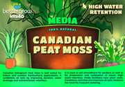 Premium Organic Canadian Sphagnum Peat Moss - 1/2 gallon - BetterGrow Hydro