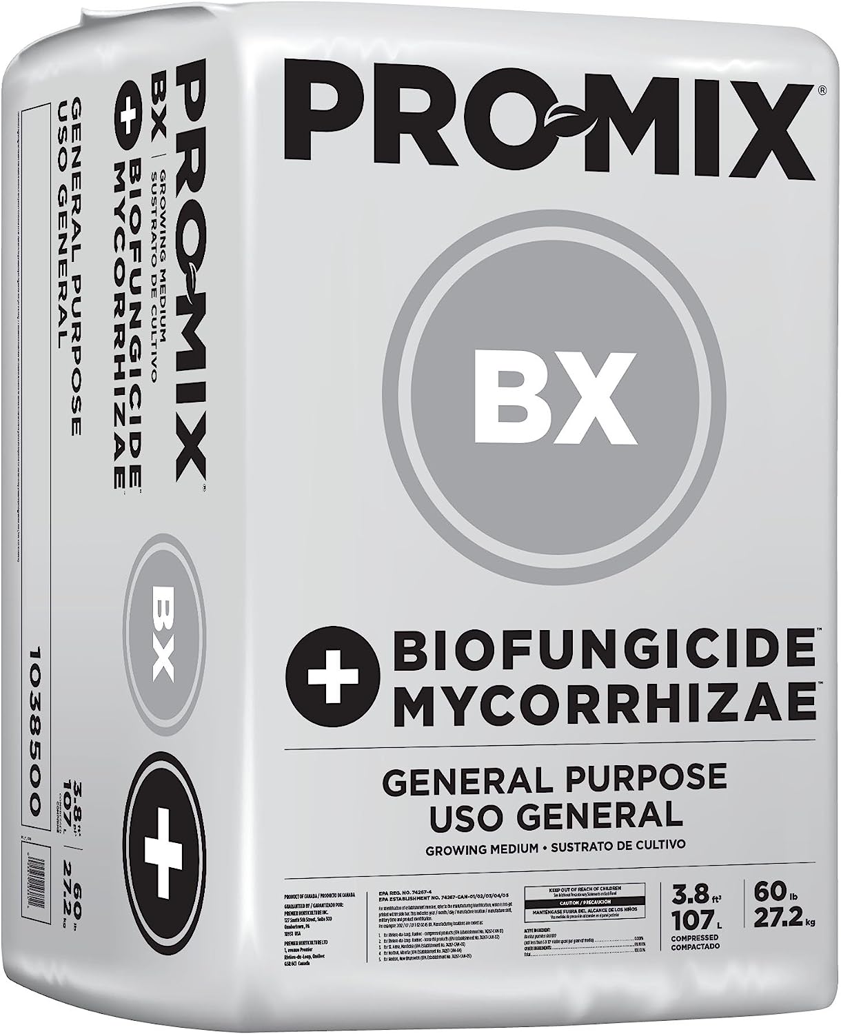 Pro - Mix BX w/BioFungicide + Mycorrhizae - 3.8 cu ft - BetterGrow Hydro