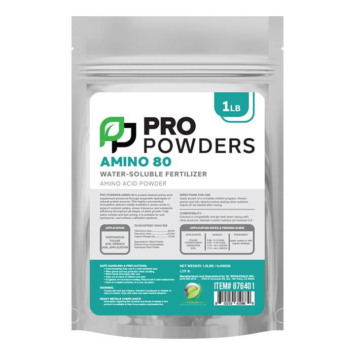 Pro Powders Amino 80 (Amino Acid Powder) - BetterGrow Hydro