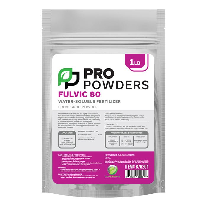 Pro Powders Fulvic 80 (Fulvic Acid Powder) - BetterGrow Hydro
