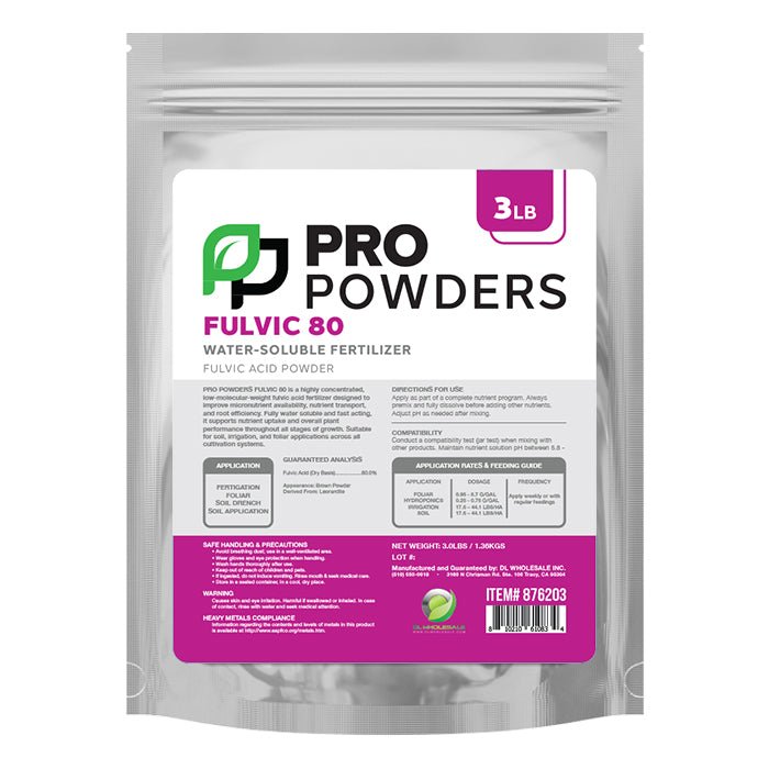 Pro Powders Fulvic 80 (Fulvic Acid Powder) - BetterGrow Hydro