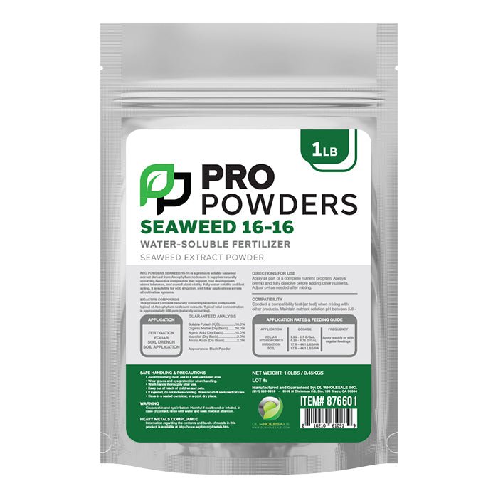 Pro Powders Seaweed 16-16 (Seaweed Extract Powder) - BetterGrow Hydro
