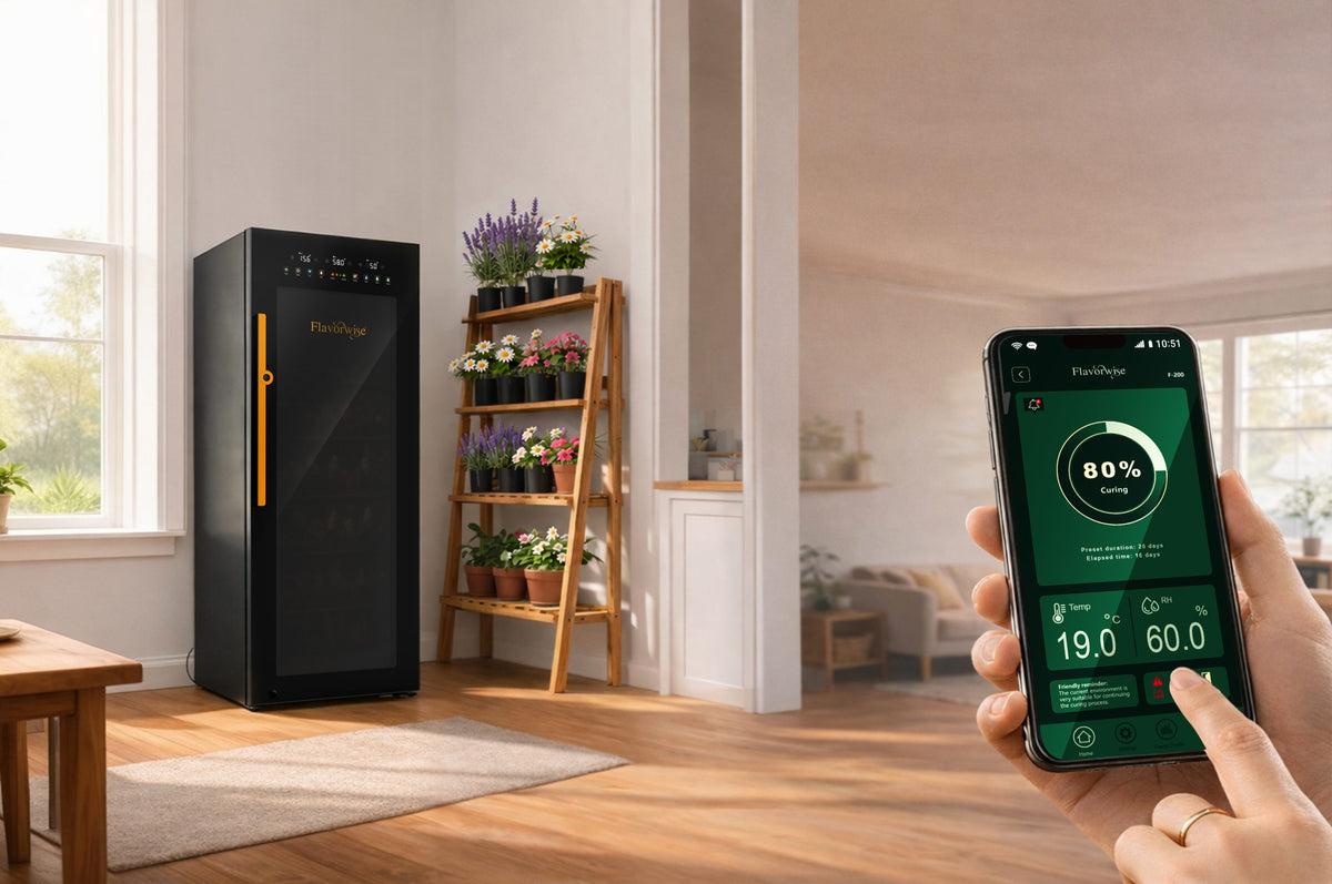FlavorWise Smart Drying and Curing Cabinet for Post-Harvest Processing