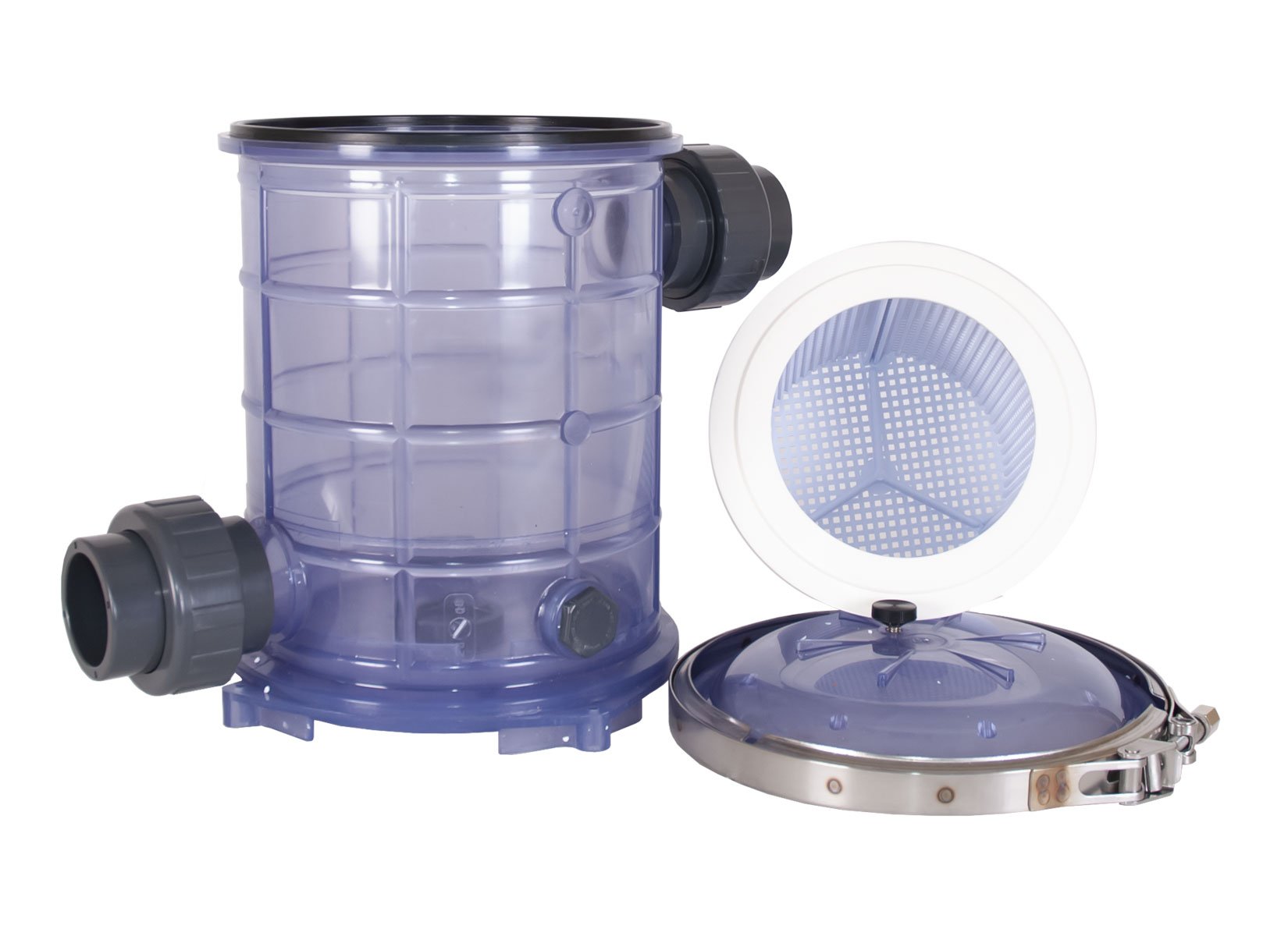 Purflo Strainer - 2" 500ci - Clear - BetterGrow Hydro