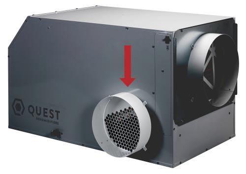 Quest Supply Air Duct Collar for Overhead Style Dehumidifier - BetterGrow Hydro