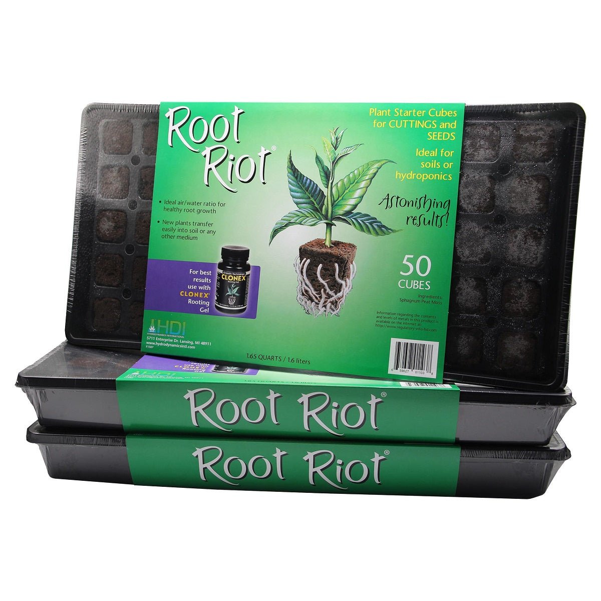 Root Riot 50 Cube Tray - BetterGrow Hydro